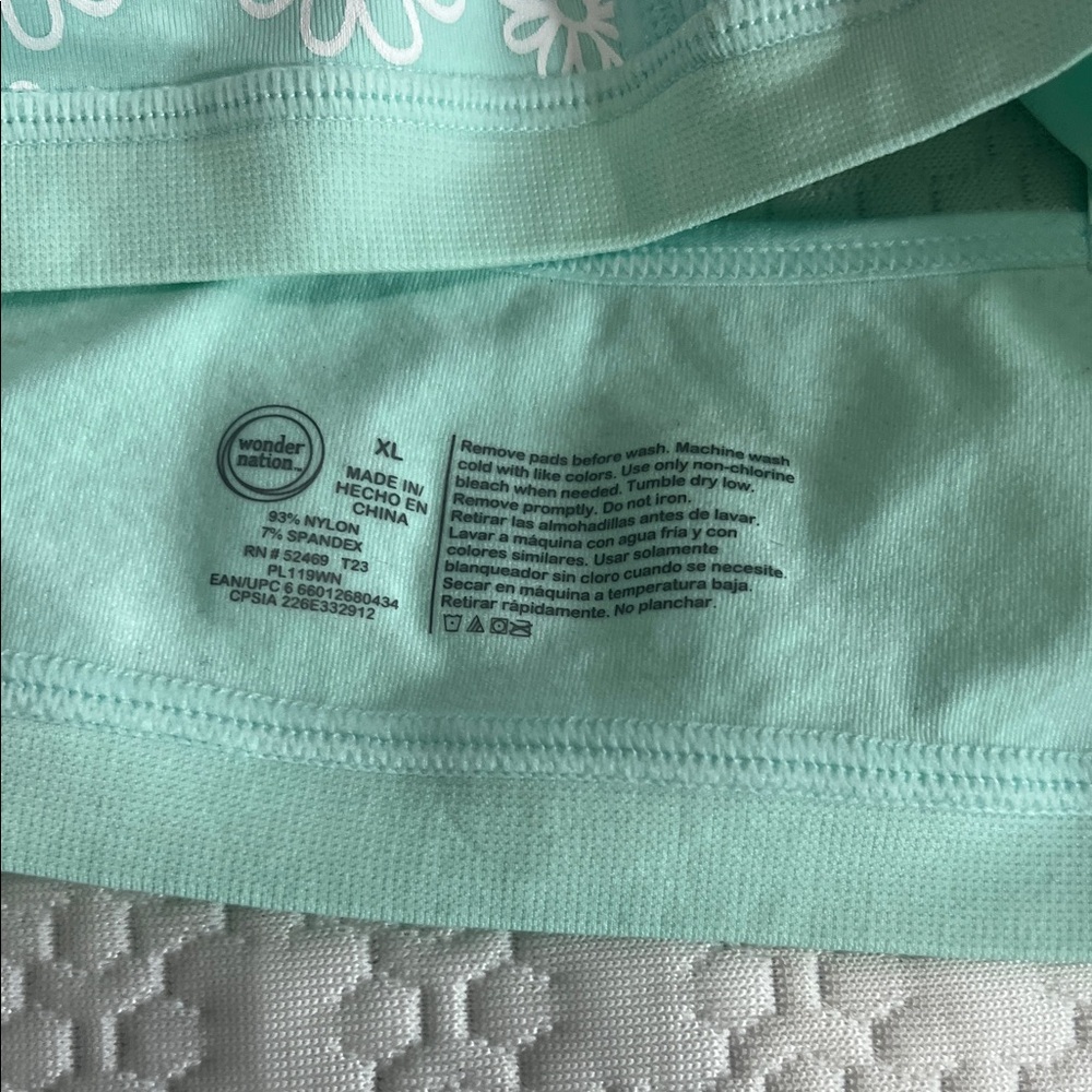 Wonder Nation Kids Bras - Gray, Mint, and Lavender. - Picture 9 of 11